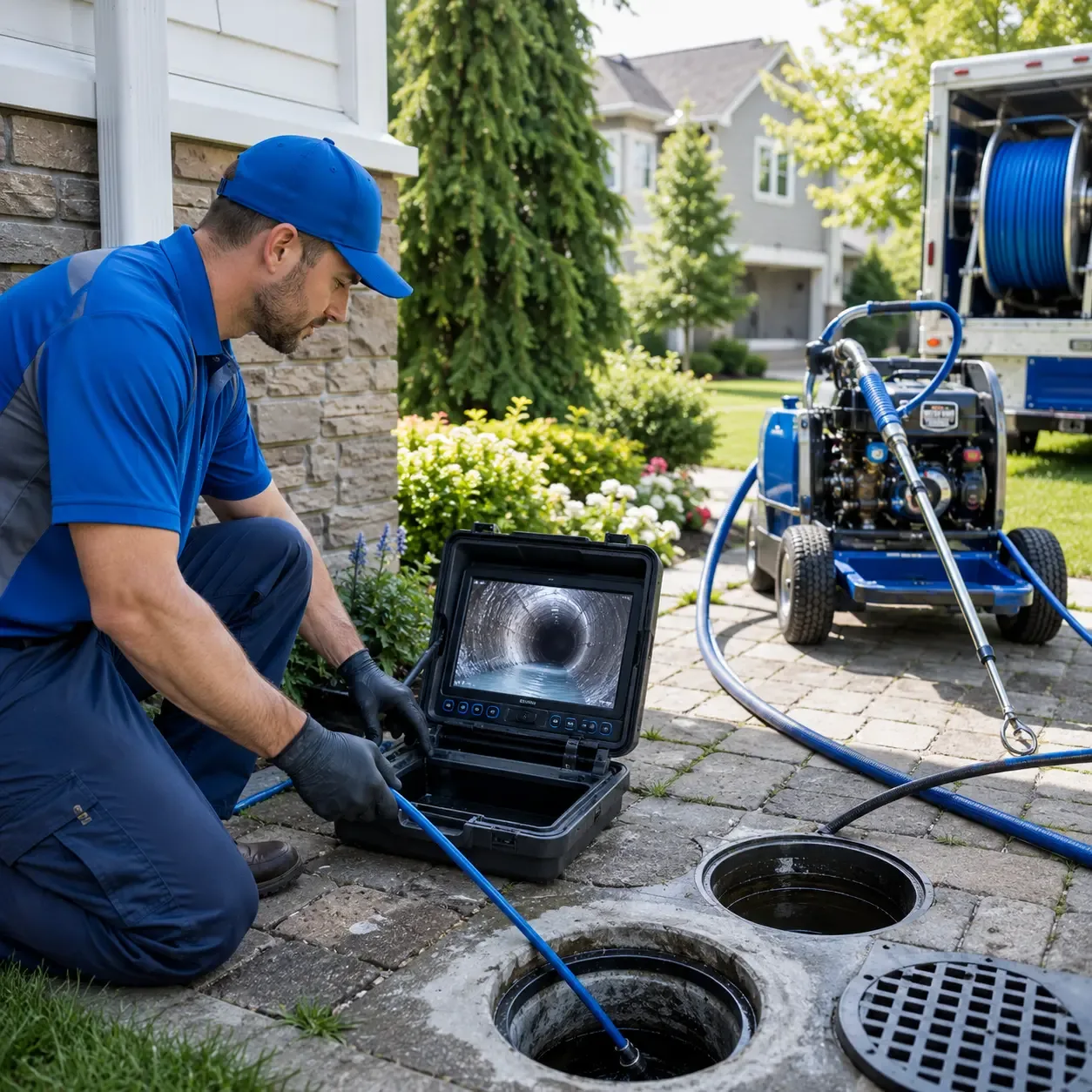 Outdoor drain cleaning professionals serving Fulton, TX